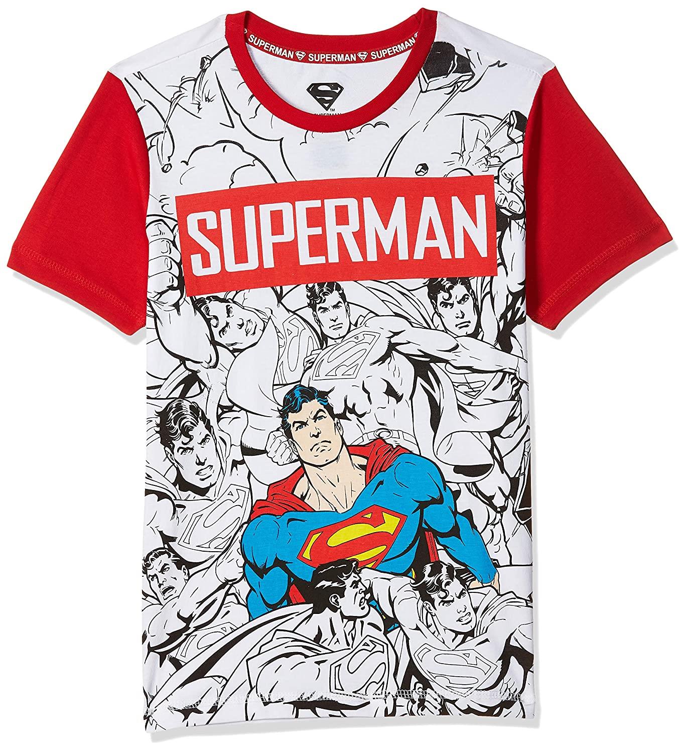 Superman By Kidsville Regular fit Boy Tshirt