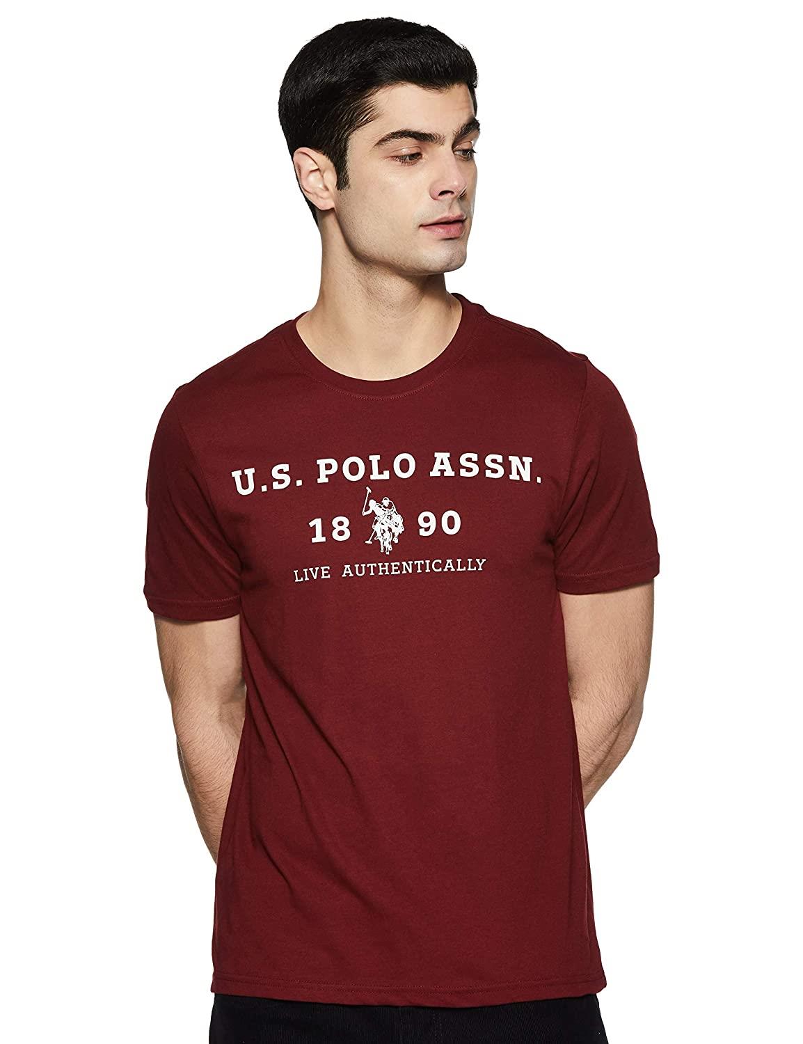 US Polo Men Printed Regular fit T-SHIRT
