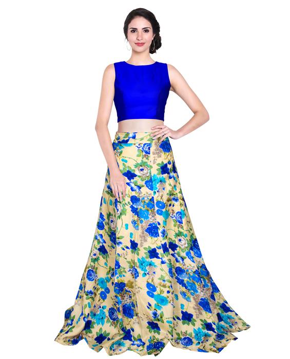 Avadh Blue Designer Lahenga Zyla Fashion