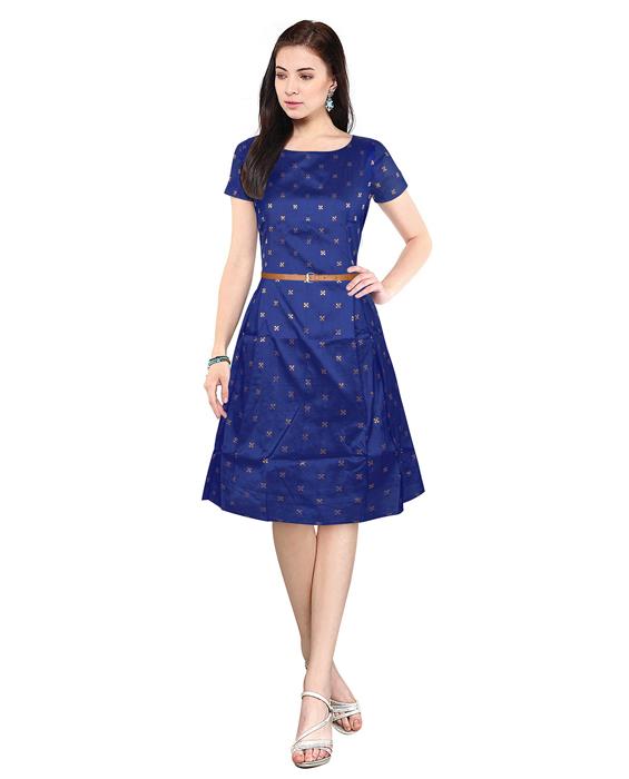 Bollywood Designer Isha Blue Dress Zyla Fashion