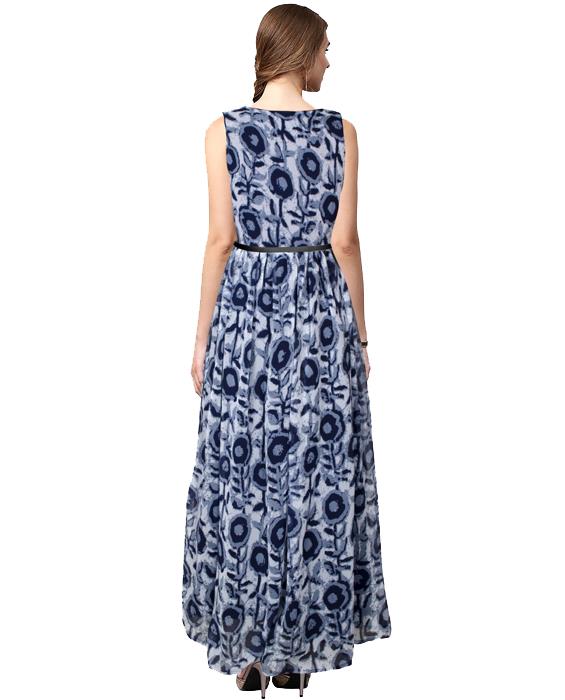 Cooper Blue Designer Gown Zyla Fashion