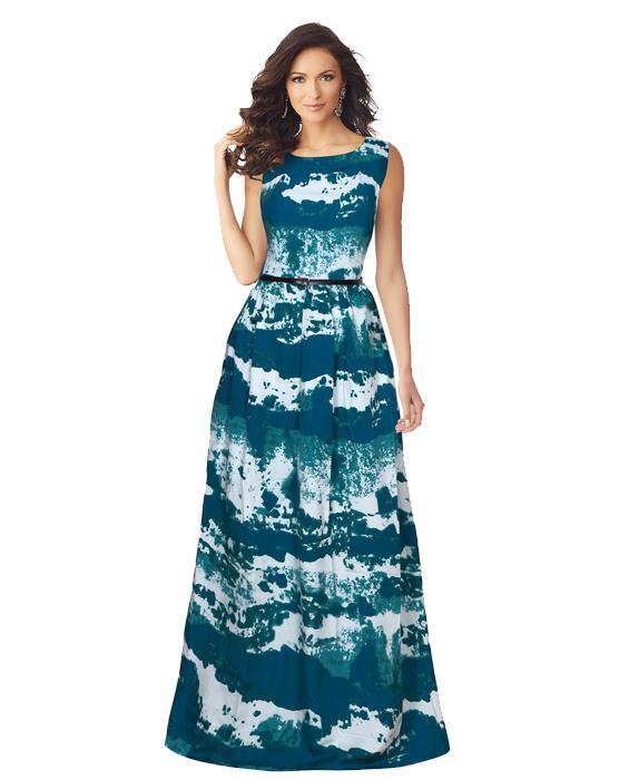 Exclusive Designer Jeny Sea Green Gown Zyla