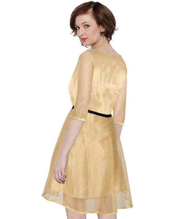 Exclusive Designer Mexican Goldenrod Dress