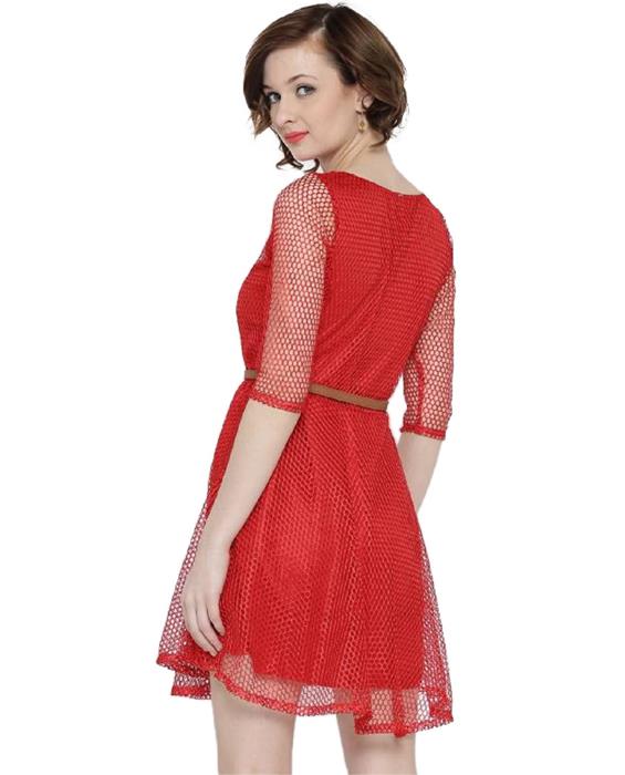 Exclusive Designer Mexican Red Dress Zyla Fashion