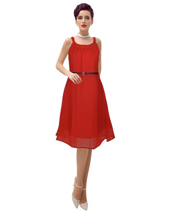 Isha Designer Red Dress Zyla Fashion