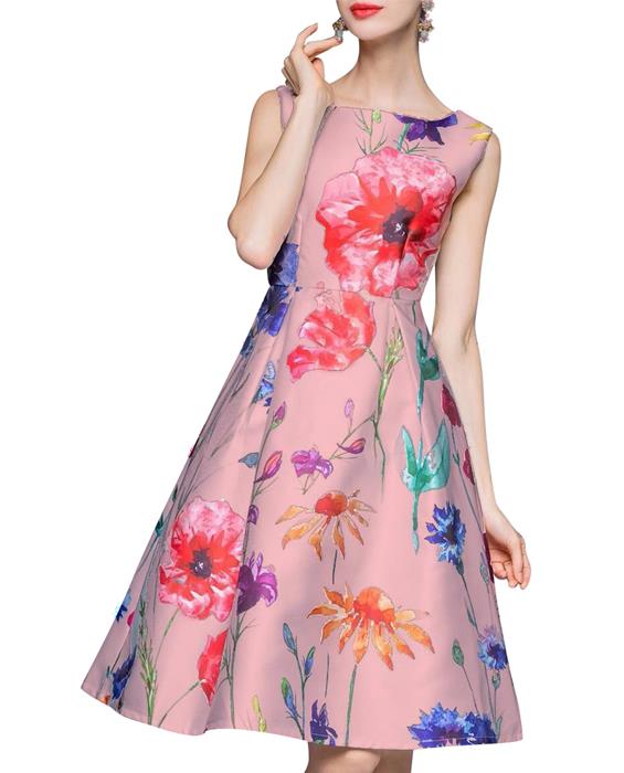 Pihu Designer Pink Dress Zyla Fashion