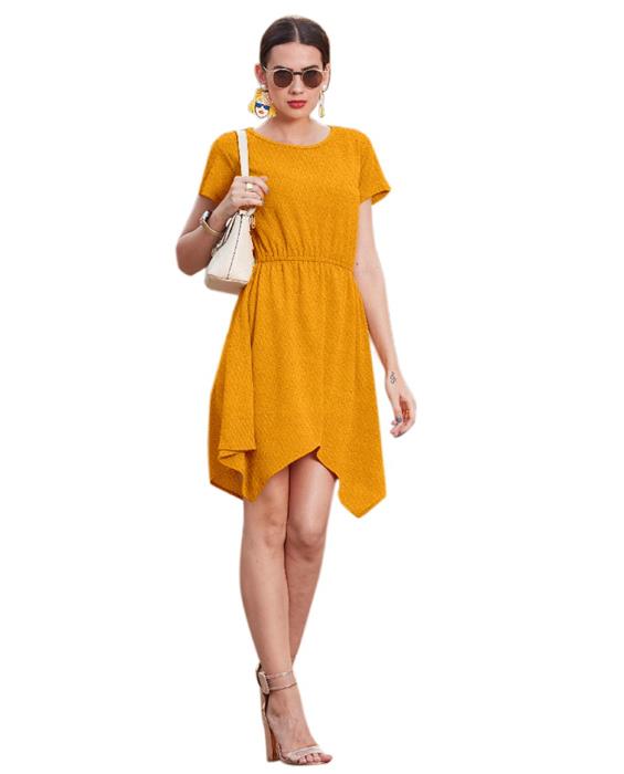 Vagas Designer Yellow Dress Zyla Fashion