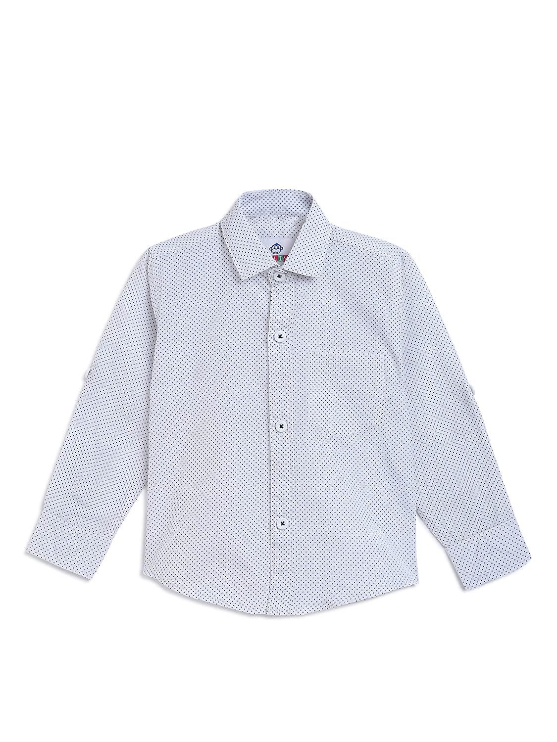 Kidling Printed Cotton Blend Shirt for Boys