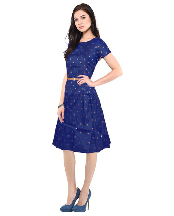 Bollywood Designer Isha Blue Dress Zyla Fashion