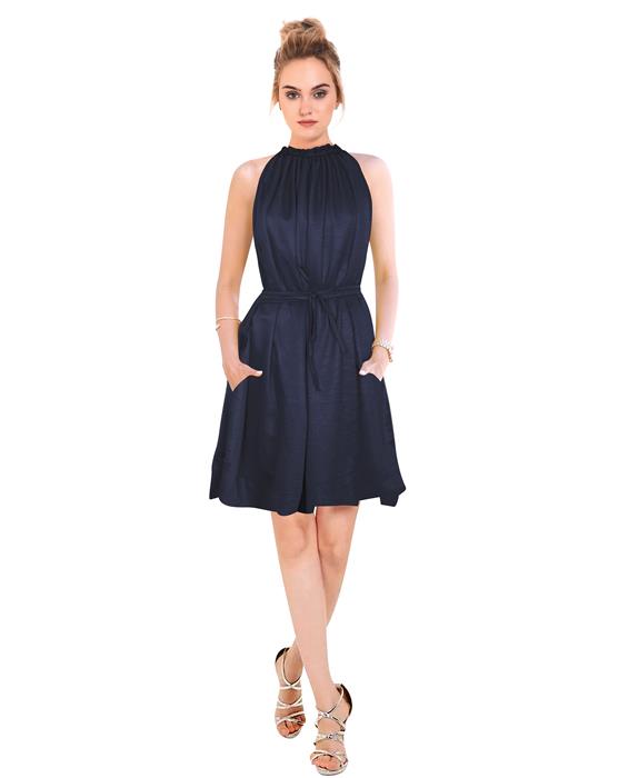Cruze Designer Blue Dress Zyla Fashion
