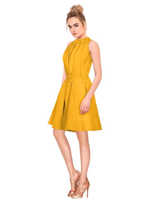 Cruze Designer Yellow Dress Zyla Fashion