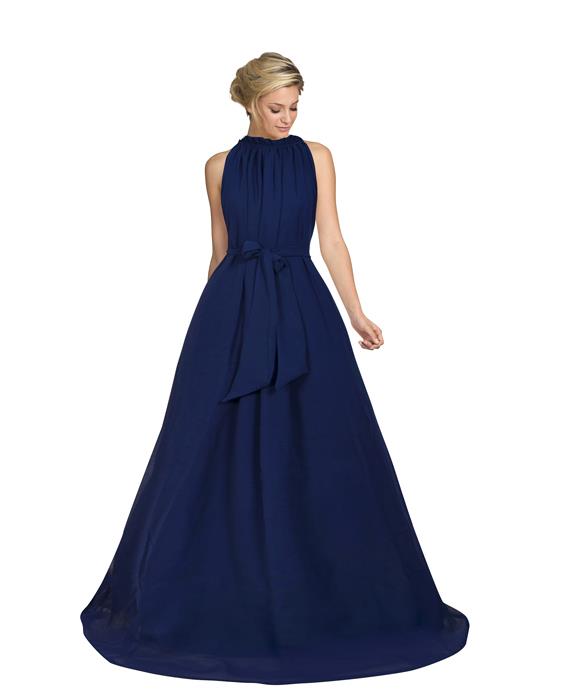 Dyna Blue Designer Gown Zyla Fashion
