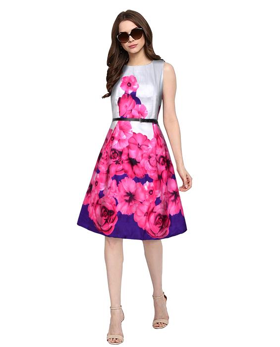 Eliza Designer Pink Dress Zyla Fashion