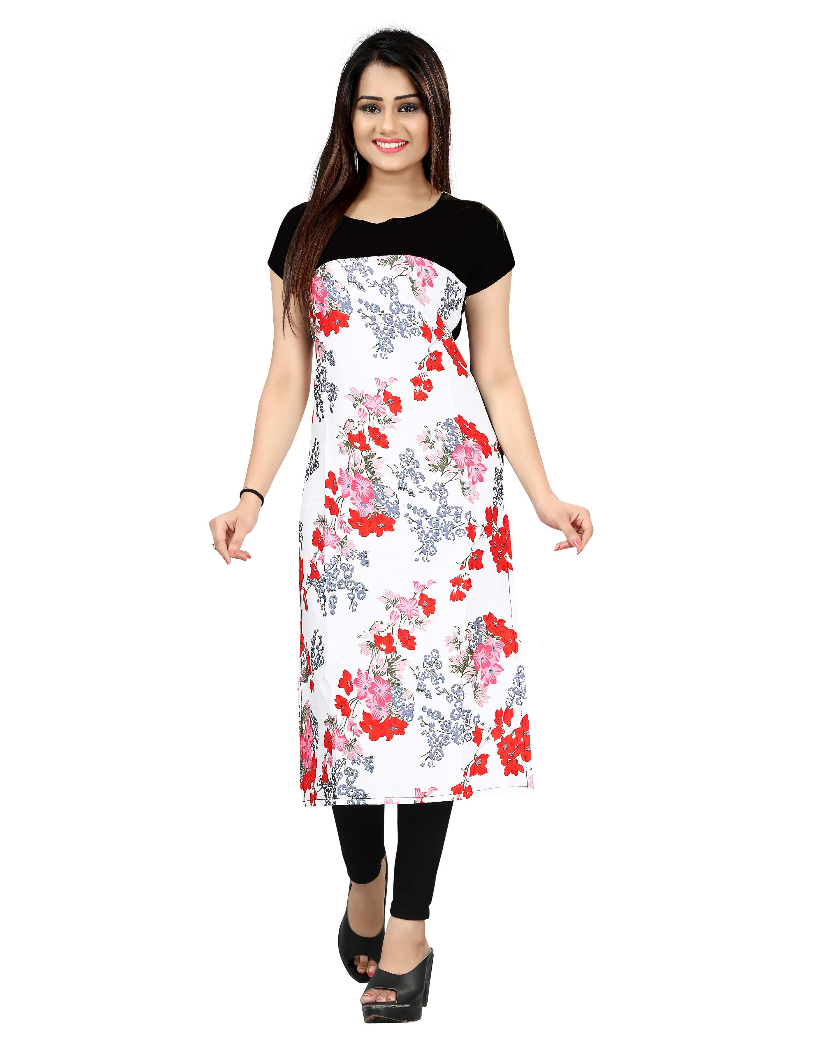 Ethical Casual Red Women Kurti