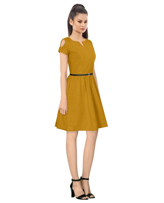 Exclusive Orange Isha Designer Dress Zyla Fashion