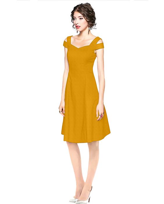 Isha Exclusive Orange Designer Dress Zyla Fashion
