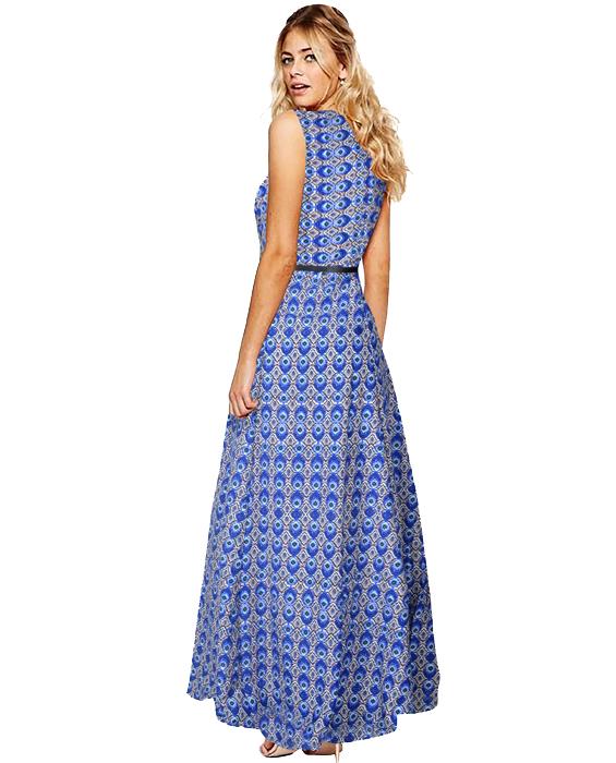 Morpichh Blue Designer Gown Zyla Fashion