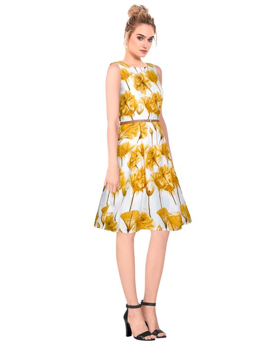 Parle Designer Yellow Dress Zyla Fashion