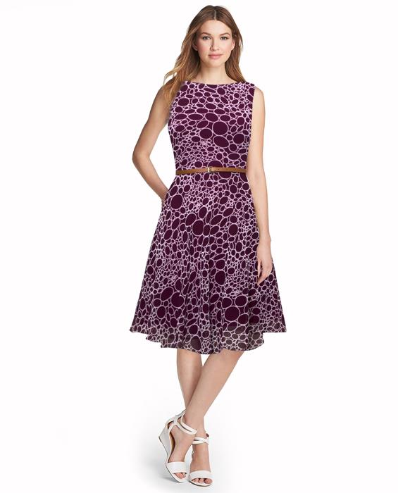 Stone Designer Purple Dress Zyla Fashion